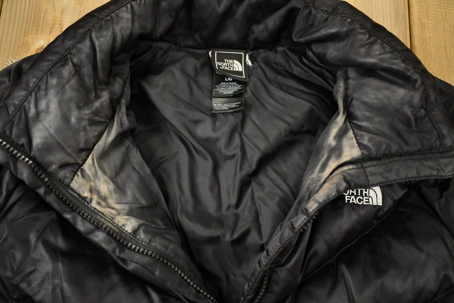 Vintage 1990s The North Face Women's 550 Black Puffer Jacket