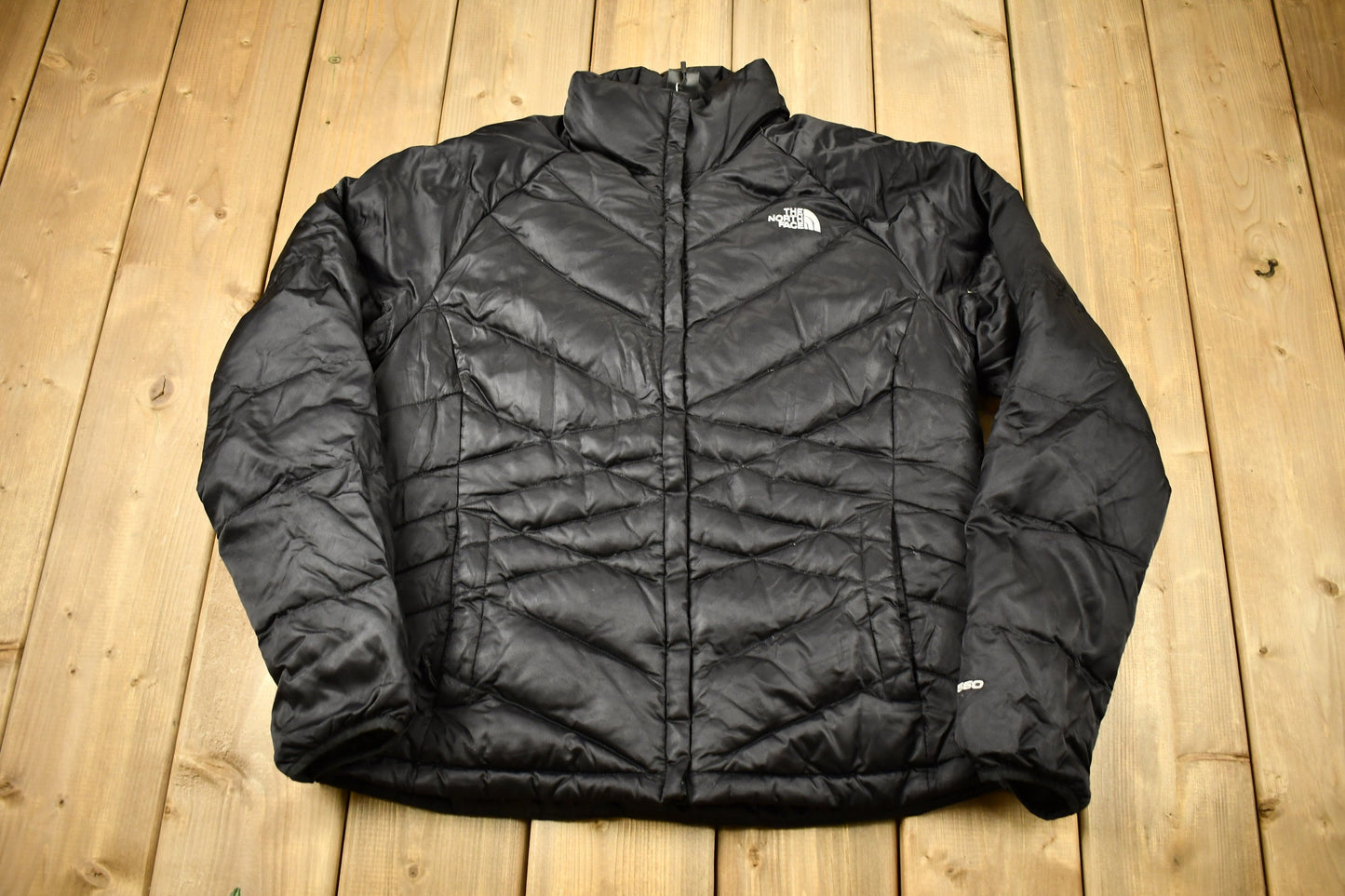 Vintage 1990s The North Face Women's 550 Black Puffer Jacket