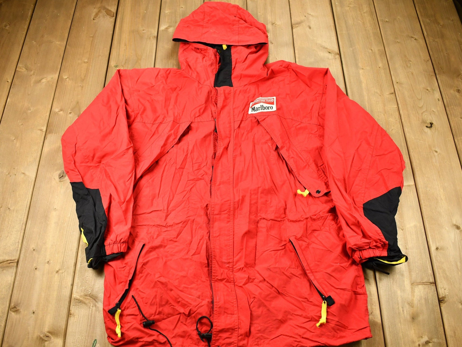 Vintage 1990s Marlboro Adventure Team Windbreaker Jacket
