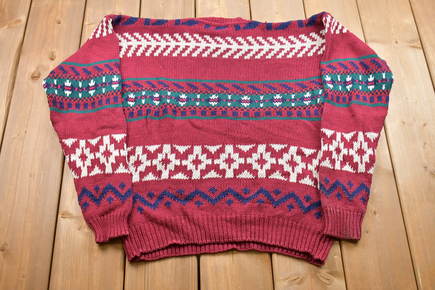 Vintage 1980s Dover By Arrow Knitted Sweater