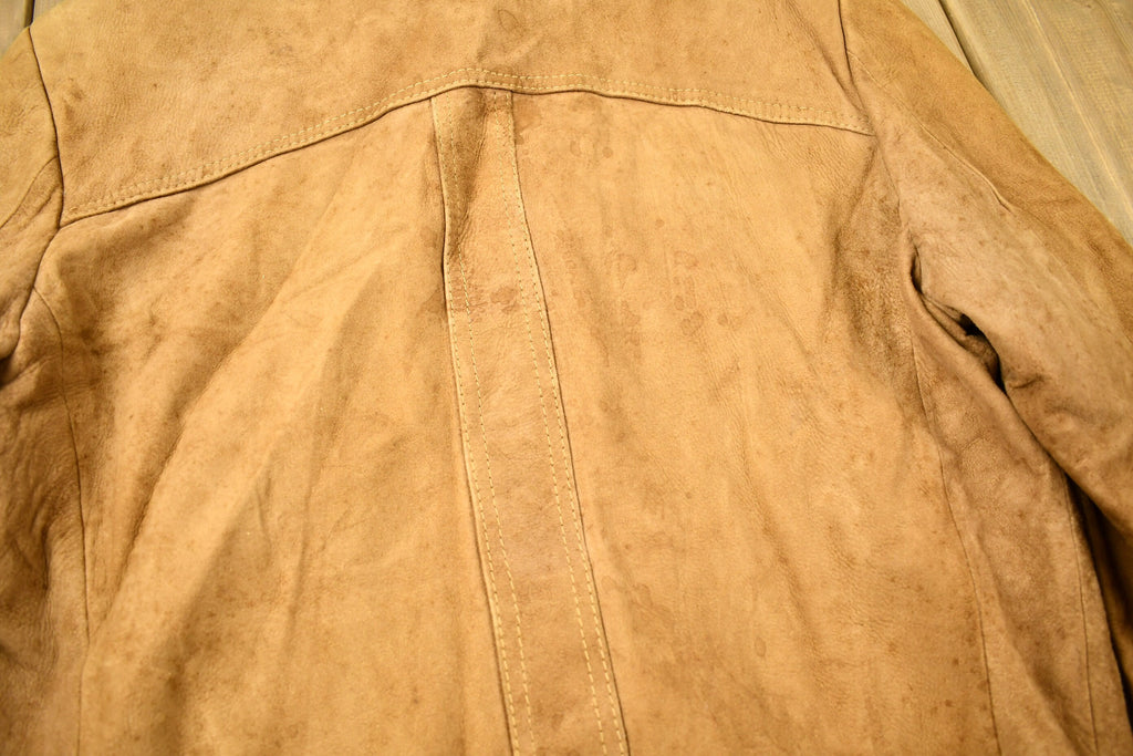 Vintage 1970s Woven Suede Fantastic International Jacket