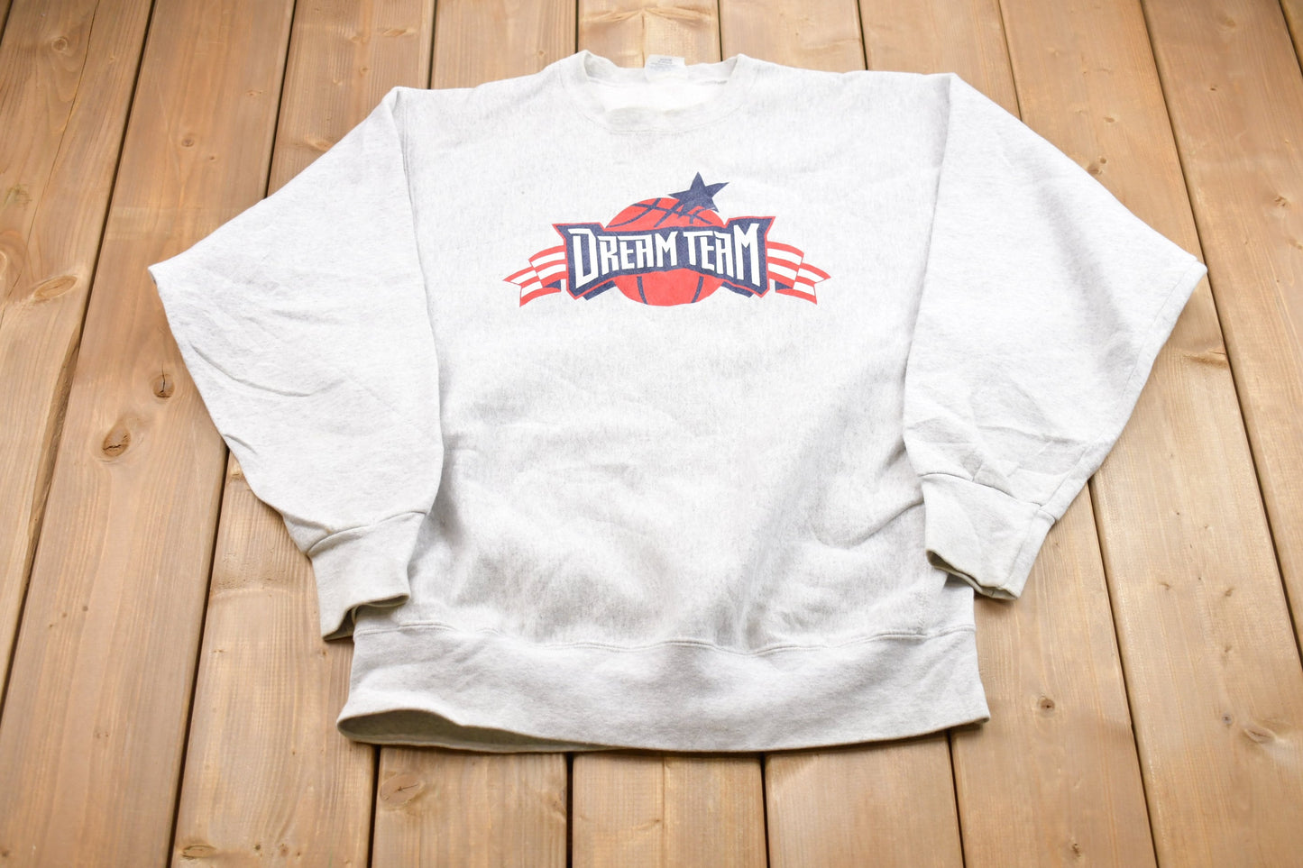 Vintage 1990s Santee Dream Team Graphic Crewneck Sweatshirt