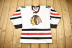 Vintage 1990s Ed Belfour Chicago Blackhawks Deadstock Starter NHL Hockey Jersey