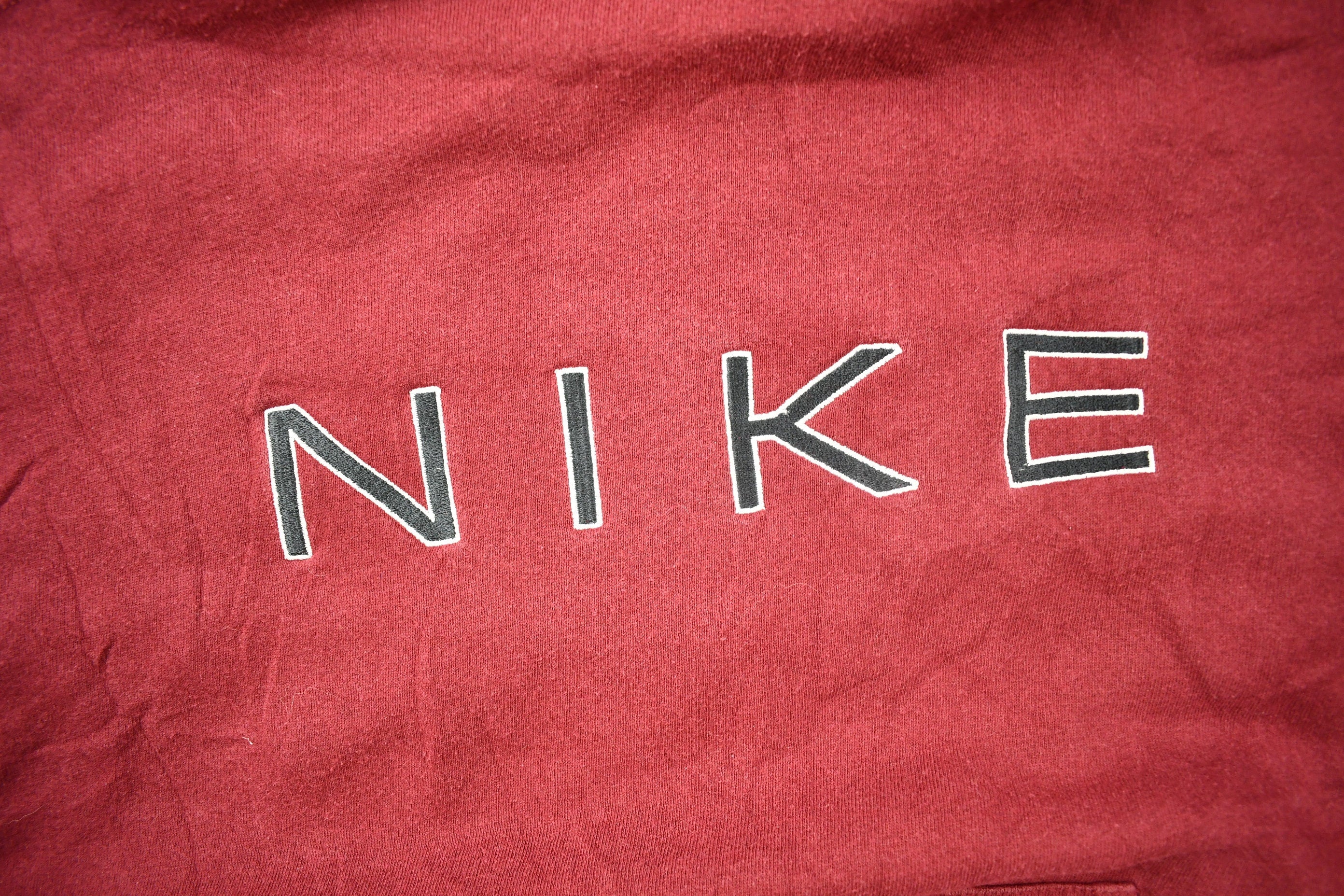 Vintage 1990s Nike Embroidered Logo Hoodie