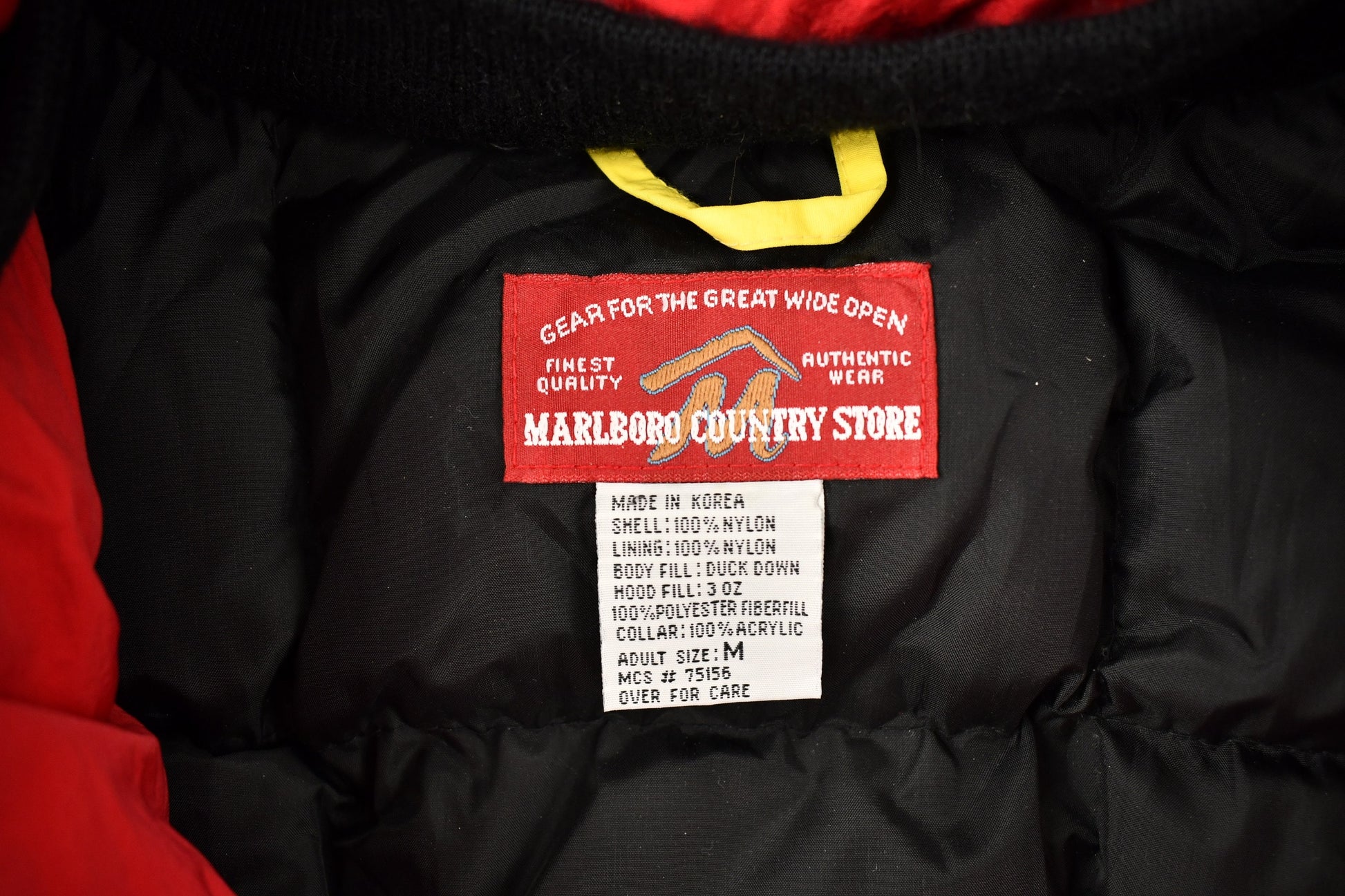 Vintage 1990s Marlboro Country Store Winter Ski Jacket