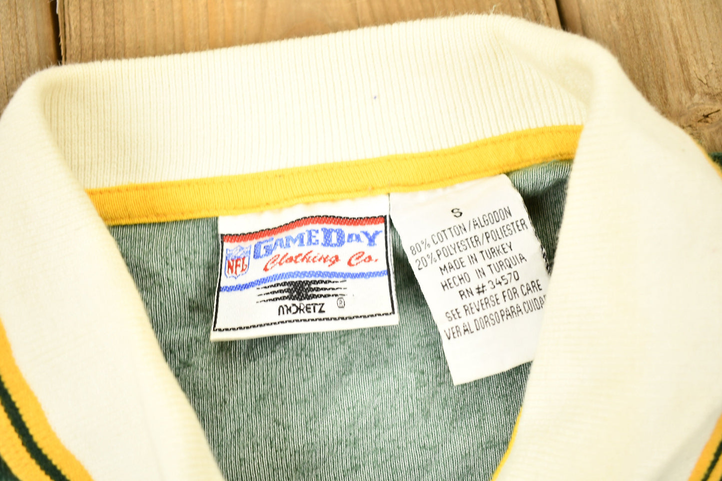 Vintage 1990s Green Bay Packers NFL Game Day Velvet Button Up Sweatshirt / American Football / Sportswear / Athleisure / Americana