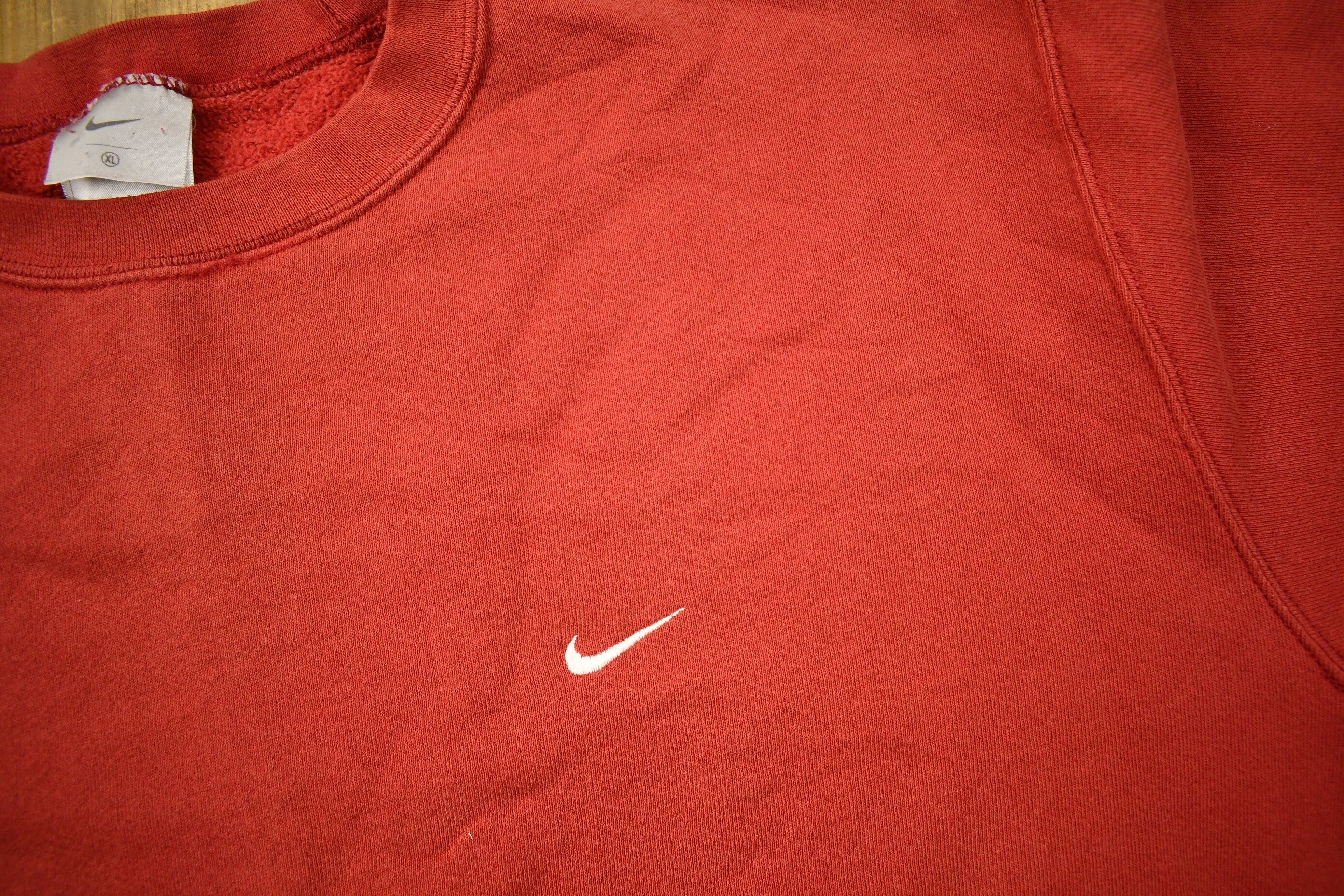 Vintage 1990s Nike Embroidered Mini Swoosh Crewneck Sweatshirt