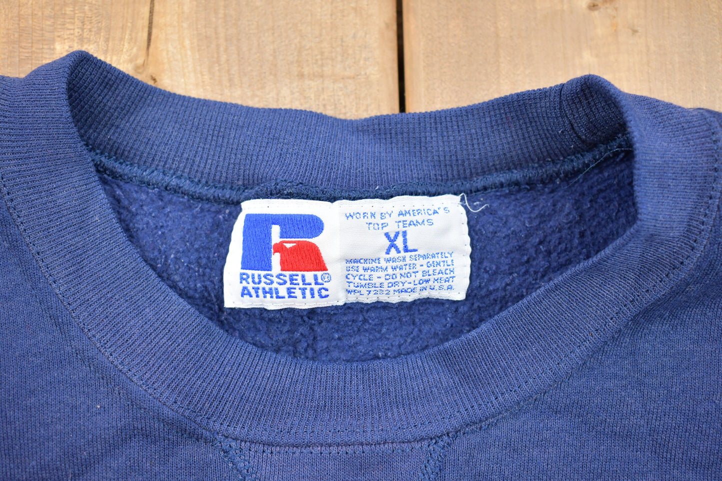 Vintage 1990s Russell Athletics Made In USA Crewneck Sweatshirt / 90s Crewneck / Souvenir / Athleisure / 90s Russell / Distressed Crewneck