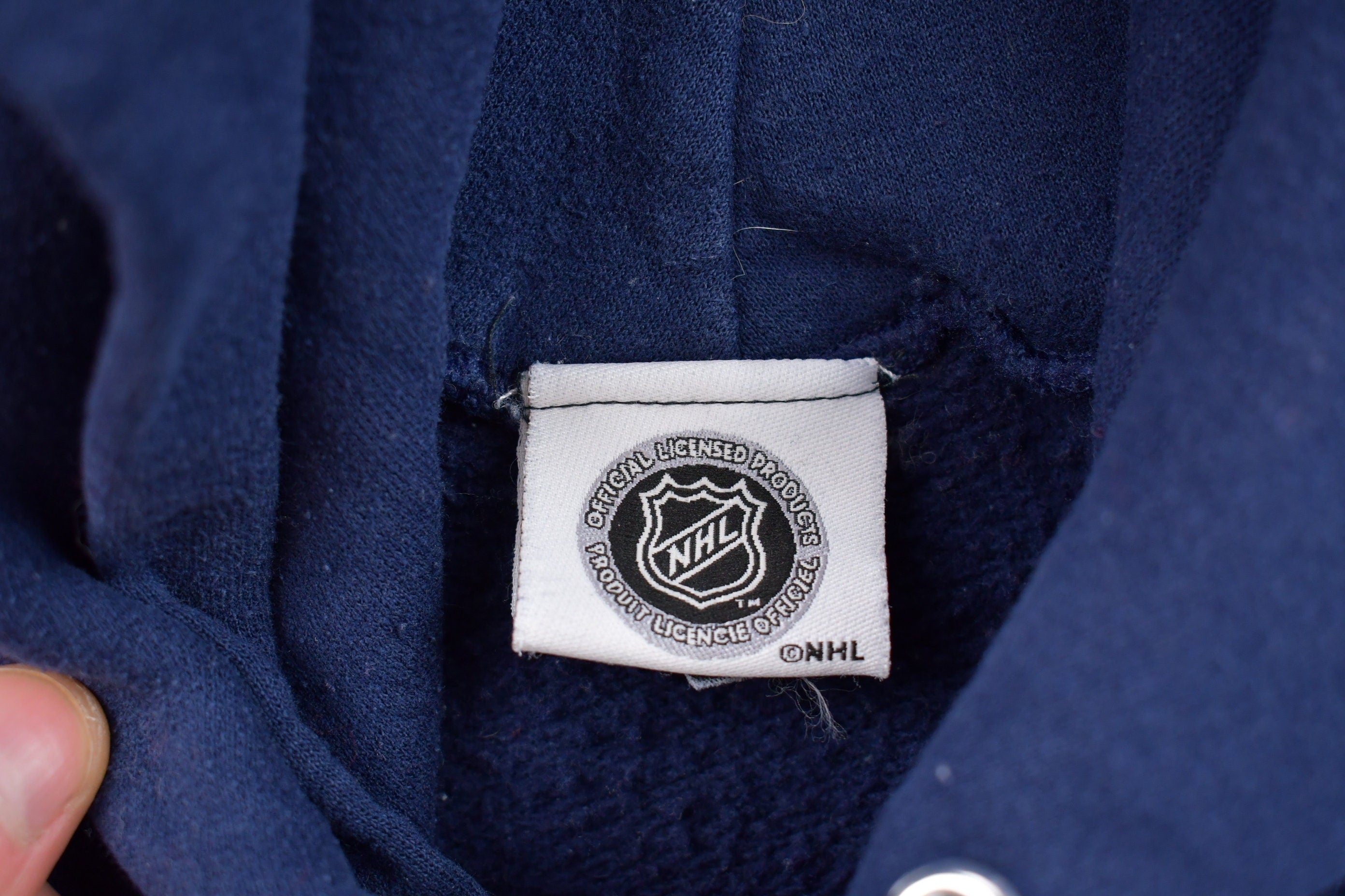 Vintage 1990s Buffalo Sabres NHL Graphic Hoodie