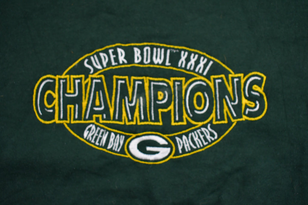 Vintage 1990s Greenbay Packers Superbowl XXXI Crewneck