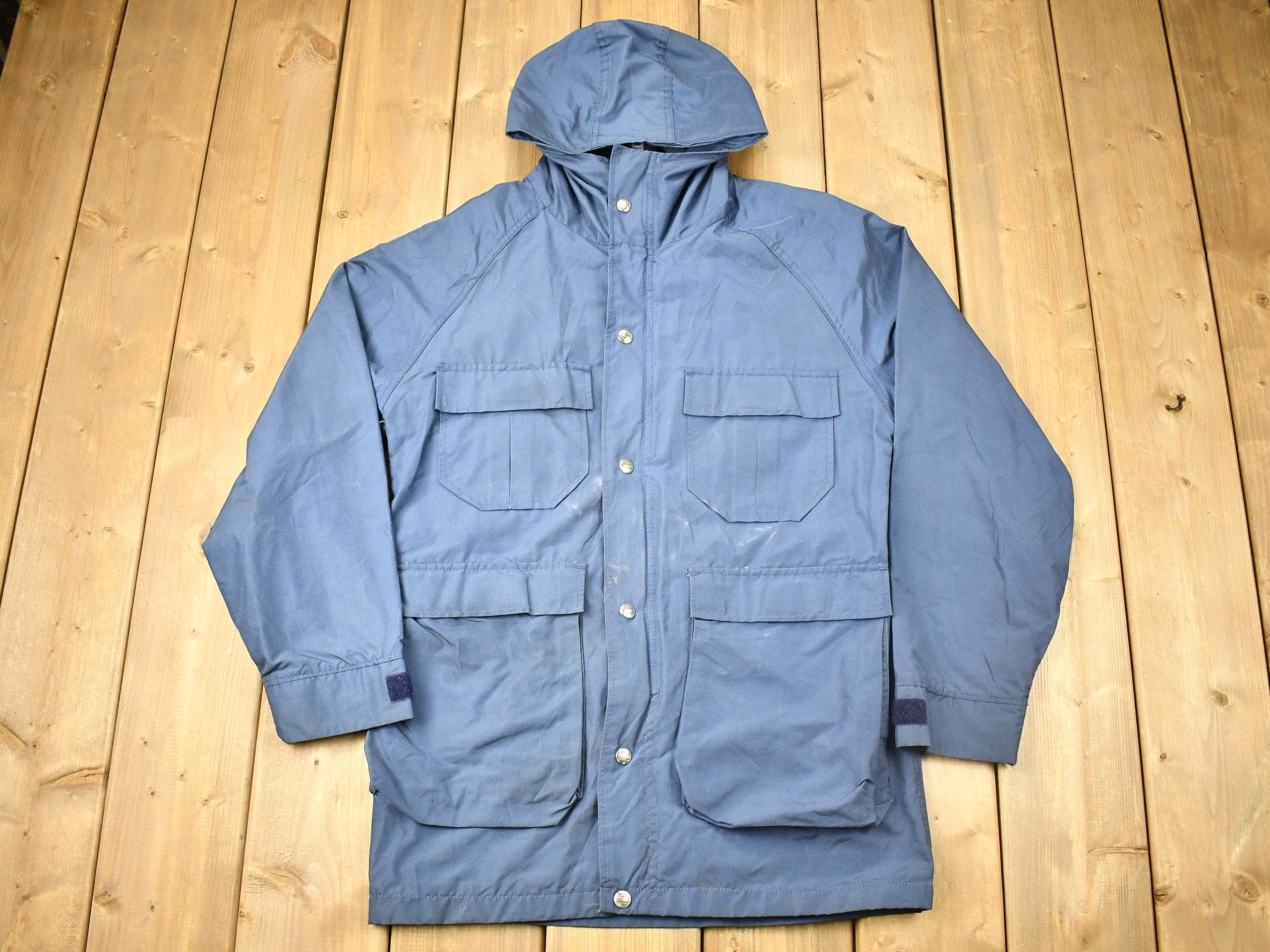 Vintage 1980s Woolrich Cargo Pocket Windbreaker Jacket