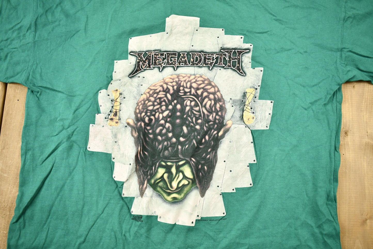 Vintage 1995 Megadeth Youthanasia Band T-Shirt / Band Tee / Single Stitch / Made in USA / Music Promo / Premium Vintage / Artimonde