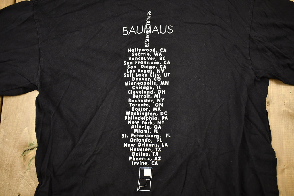 Vintage 1998 Bauhaus Resurrection Tour Band T-shirt