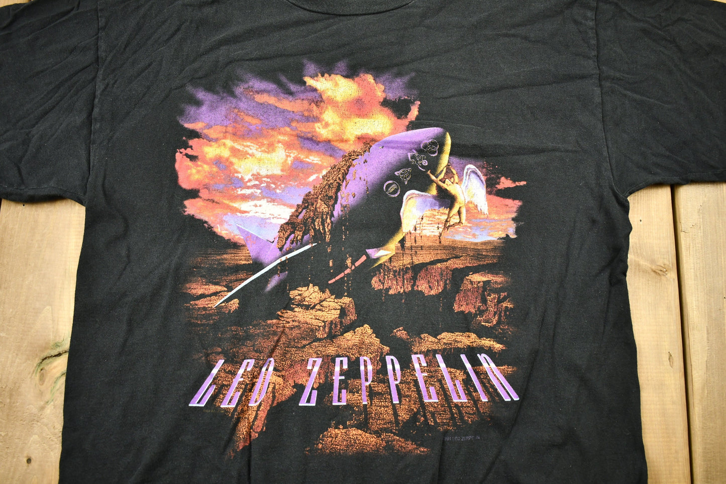 Vintage 1994 Led Zeppelin Zoso Album Promo Band T-shirt / Band Tee / Winterland / 90s T-shirt / Music Promo / Premium Vintage