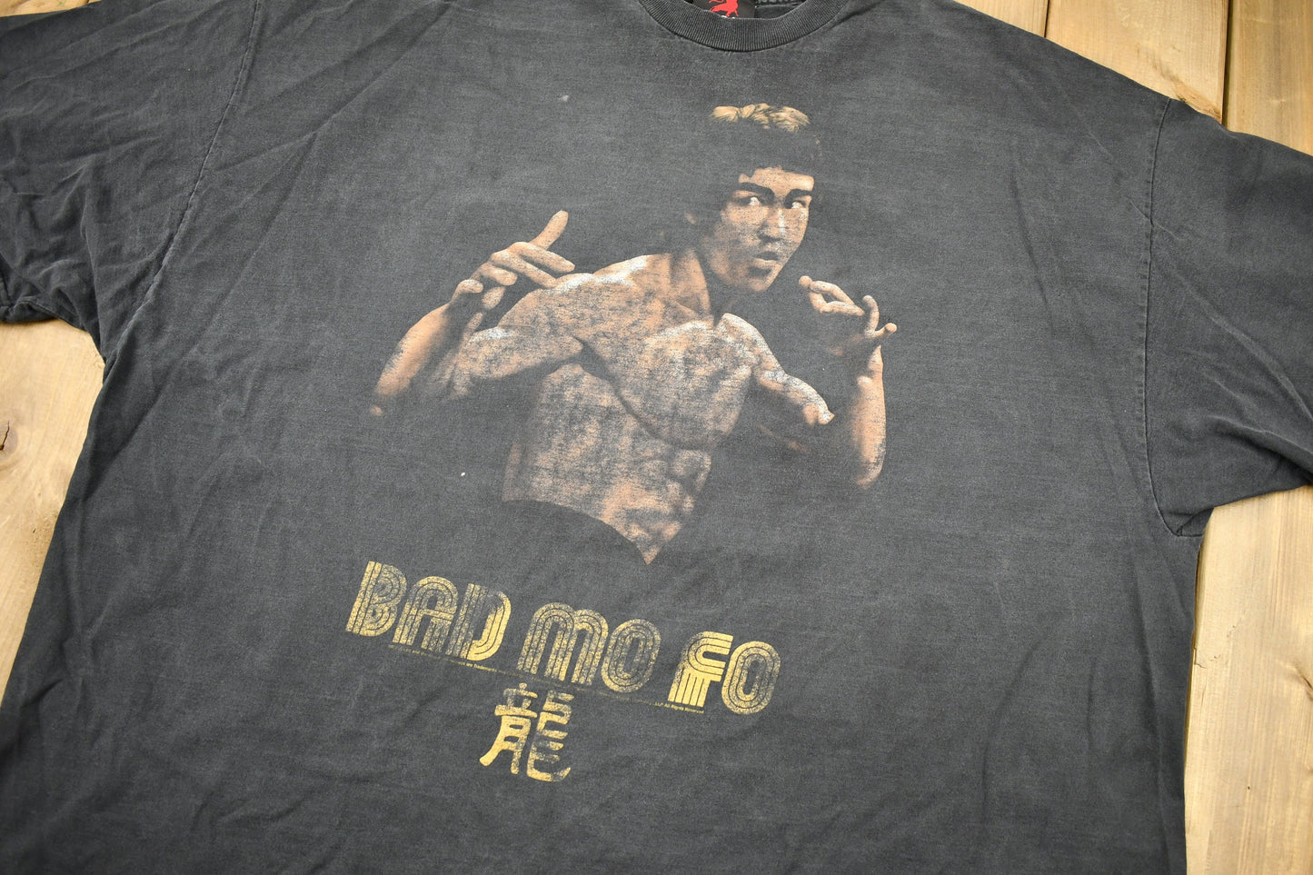 Vintage 1990s Bruce Lee Bad Mo Fo Graphic T-shirt / Martial Arts / Universal Studios / Brandon Lee / Rare Vintage / Vintage T-shirt