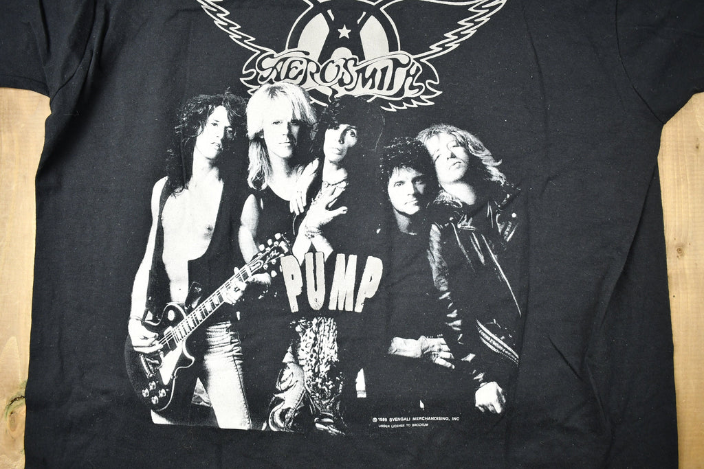 Vintage 1989 Aerosmith Pump Tour Band T-shirt