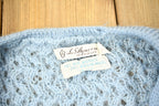 Vintage 1960s Mohair & Wool Knitted Cardigan Sweater