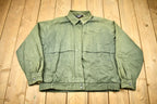Vintage 1980s Woolrich Woman Green Windbreaker Jacket