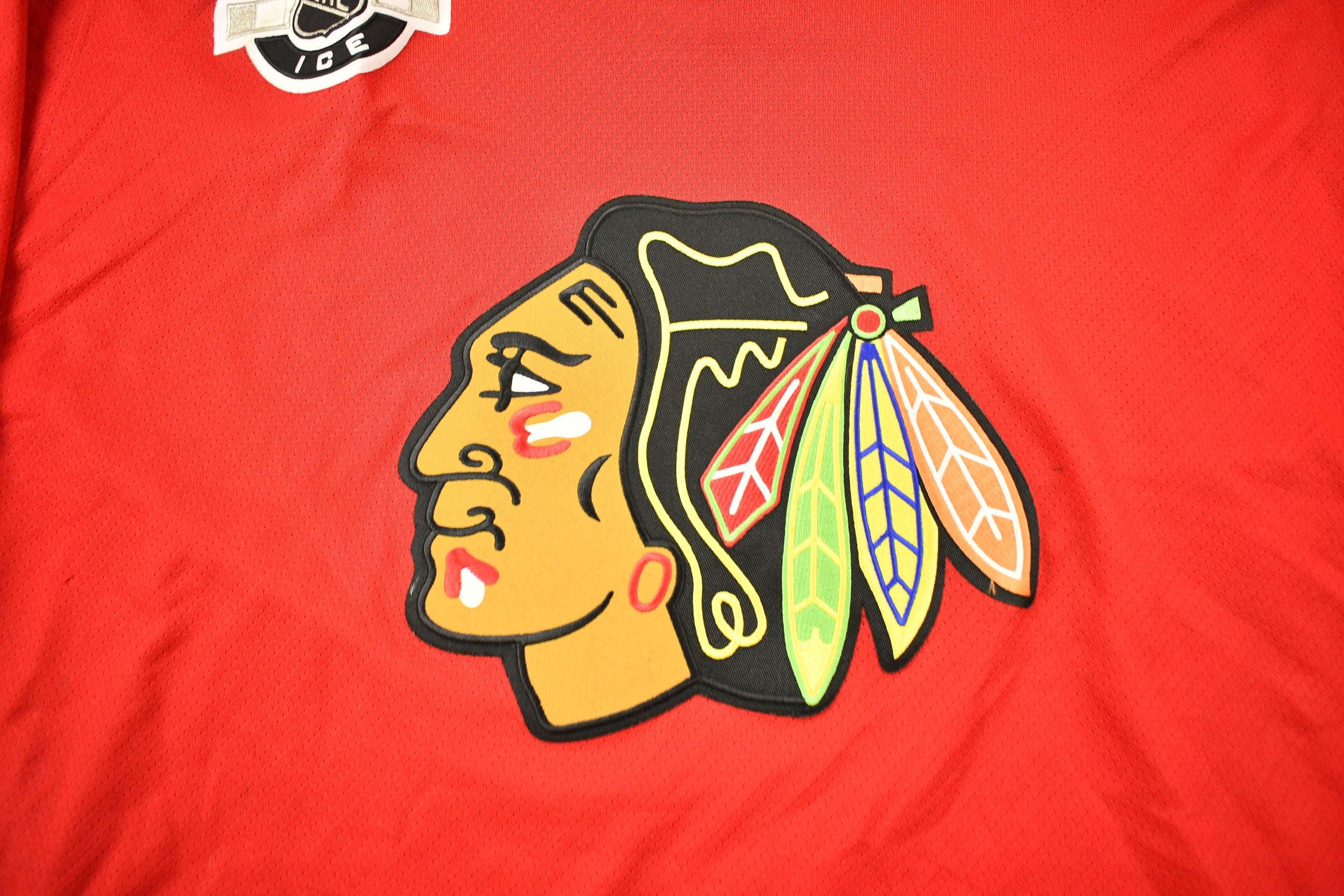 Vintage 1990s Chicago Black Hawks NHL Hockey Jersey