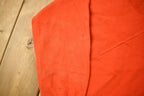 Vintage 1960s Blank Orange Raglan Mockneck Sweatshirt