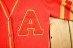 Vintage 1960s Collegiate Cardigan Knit Sweater