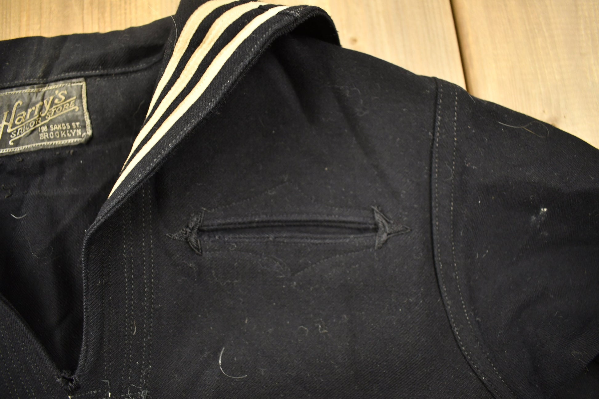 Vintage 1950s Sailor Shirt Sweater