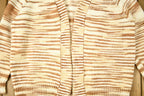Vintage 1960s Striped Shall Cardigan Sweater