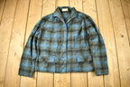 Vintage 1960s Pendleton Women's Plaid Button Up Shirt