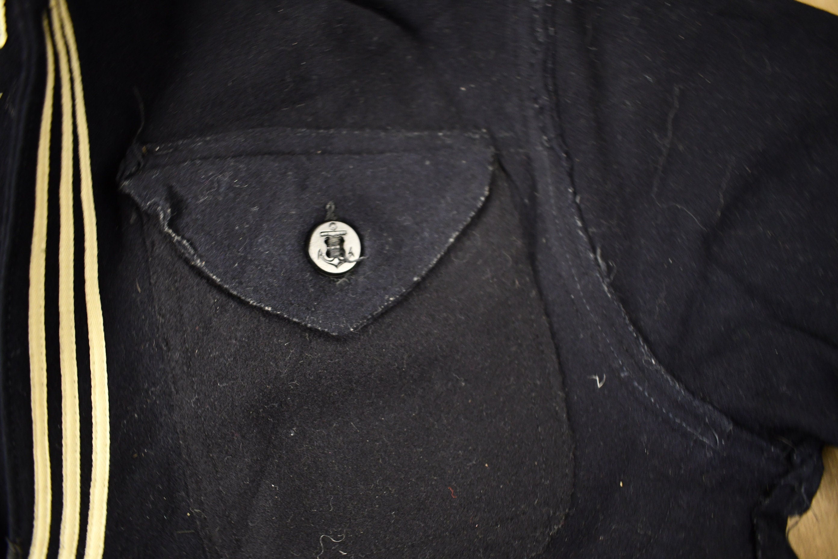 Vintage 1950s Naval Clothing Factory Sailor Uniform Sweater