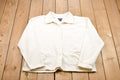 Vintage 1990s NY & Co Fleece button Up Sweater