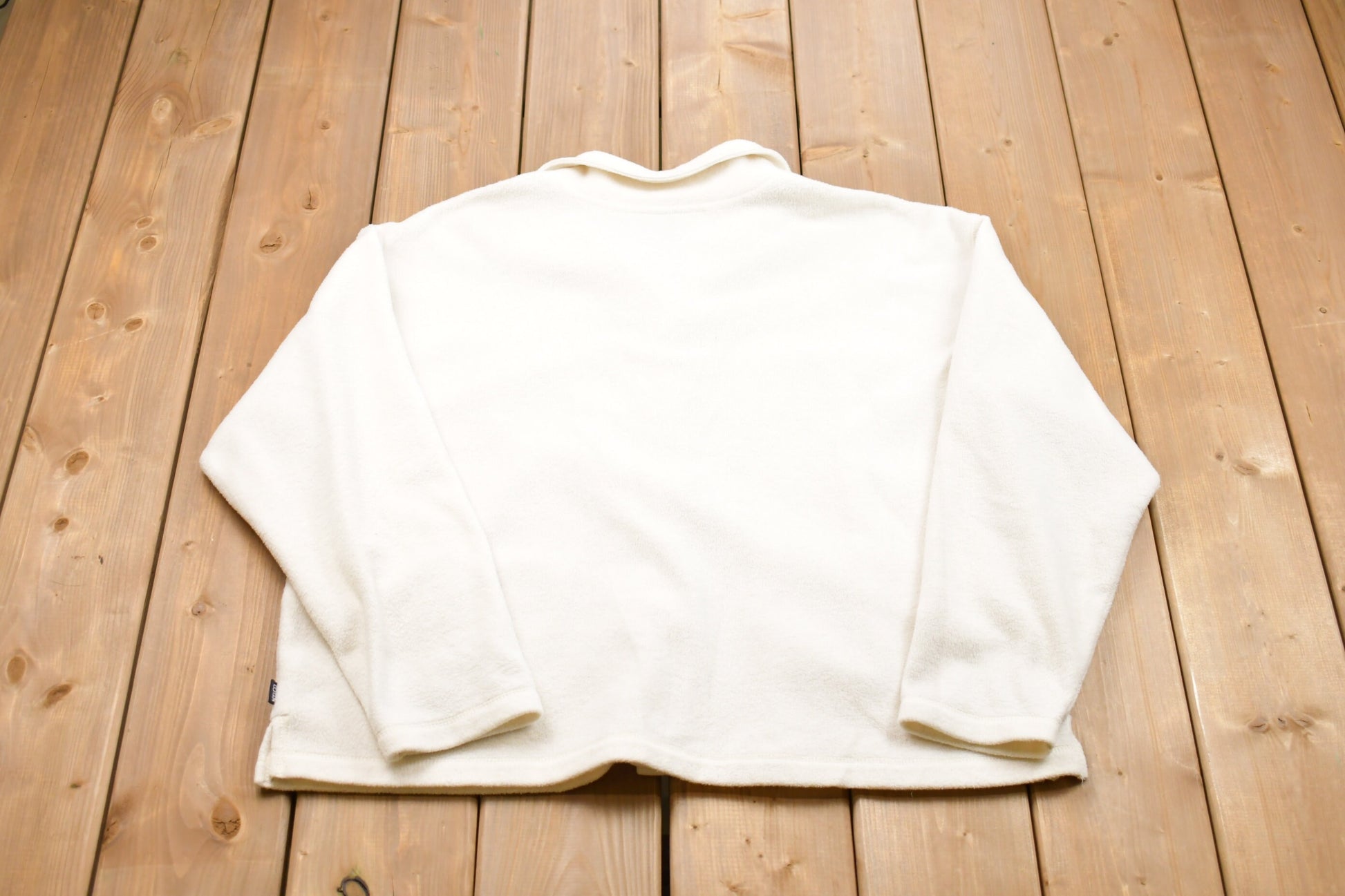 Vintage 1990s NY & Co Fleece button Up Sweater