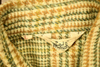 Vintage 1950s Woolrich Hounds Tooth Button Up Shirt