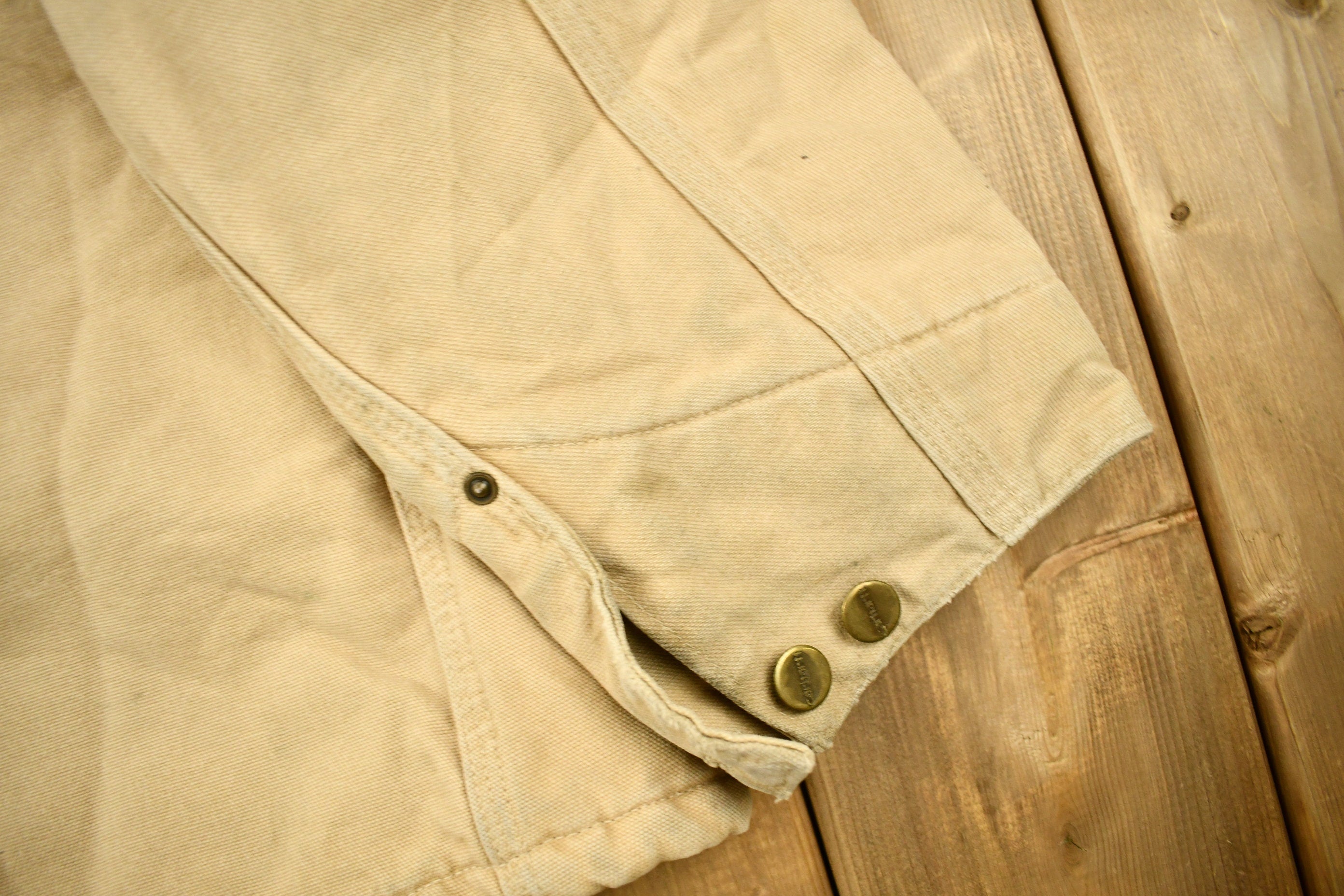 Vintage 1980s Tan Carhartt Chore Coat