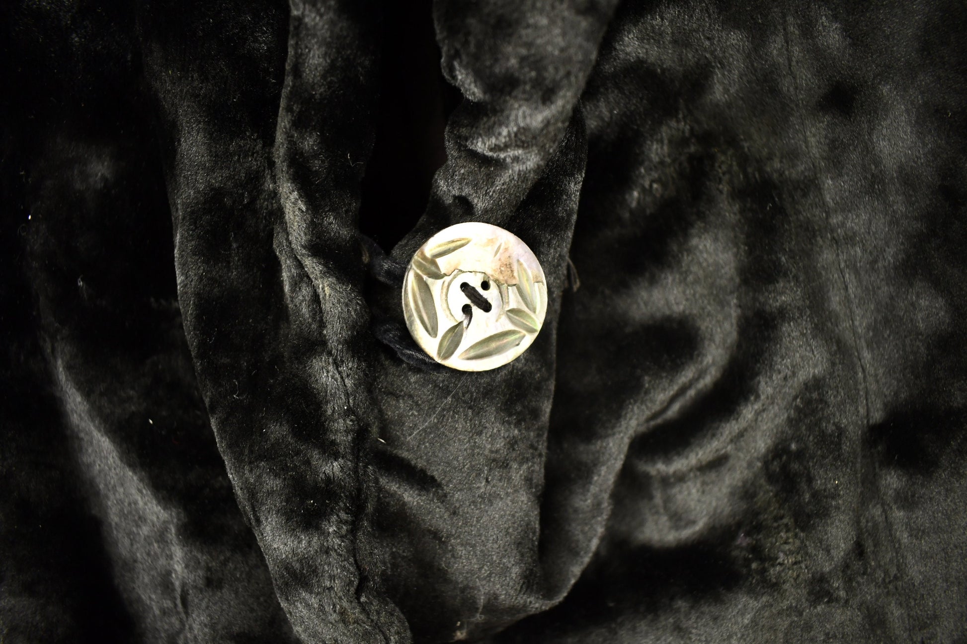 Vintage 1970s Full Length Black Trench Coat