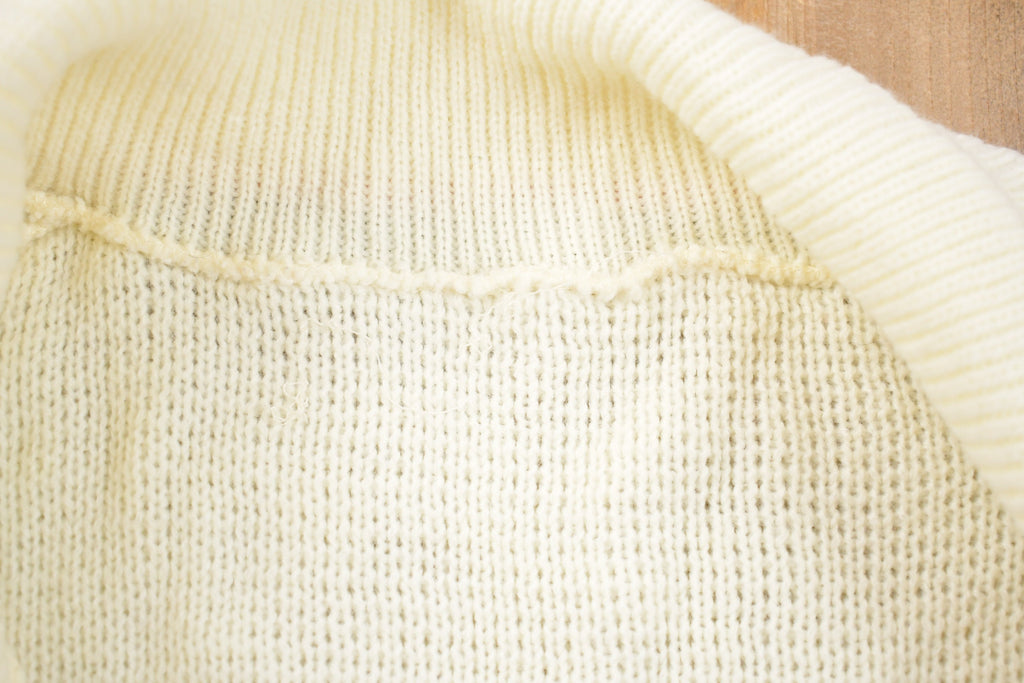 Vintage 1970s Knitted Cardigan Sweater