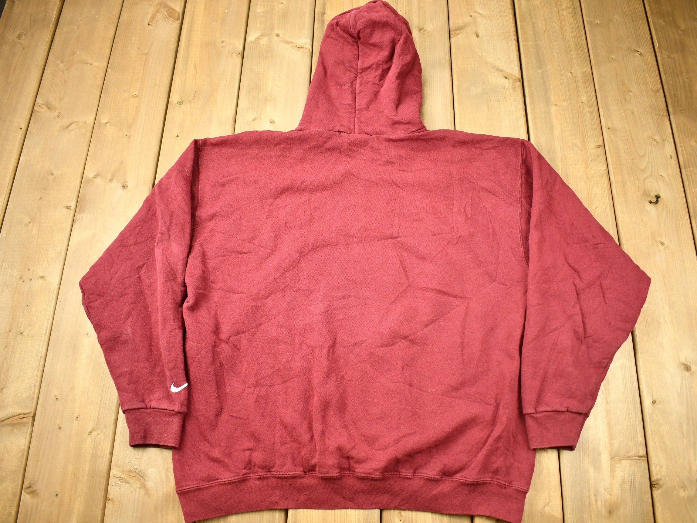 Vintage 1990s Nike Embroidered Logo Hoodie