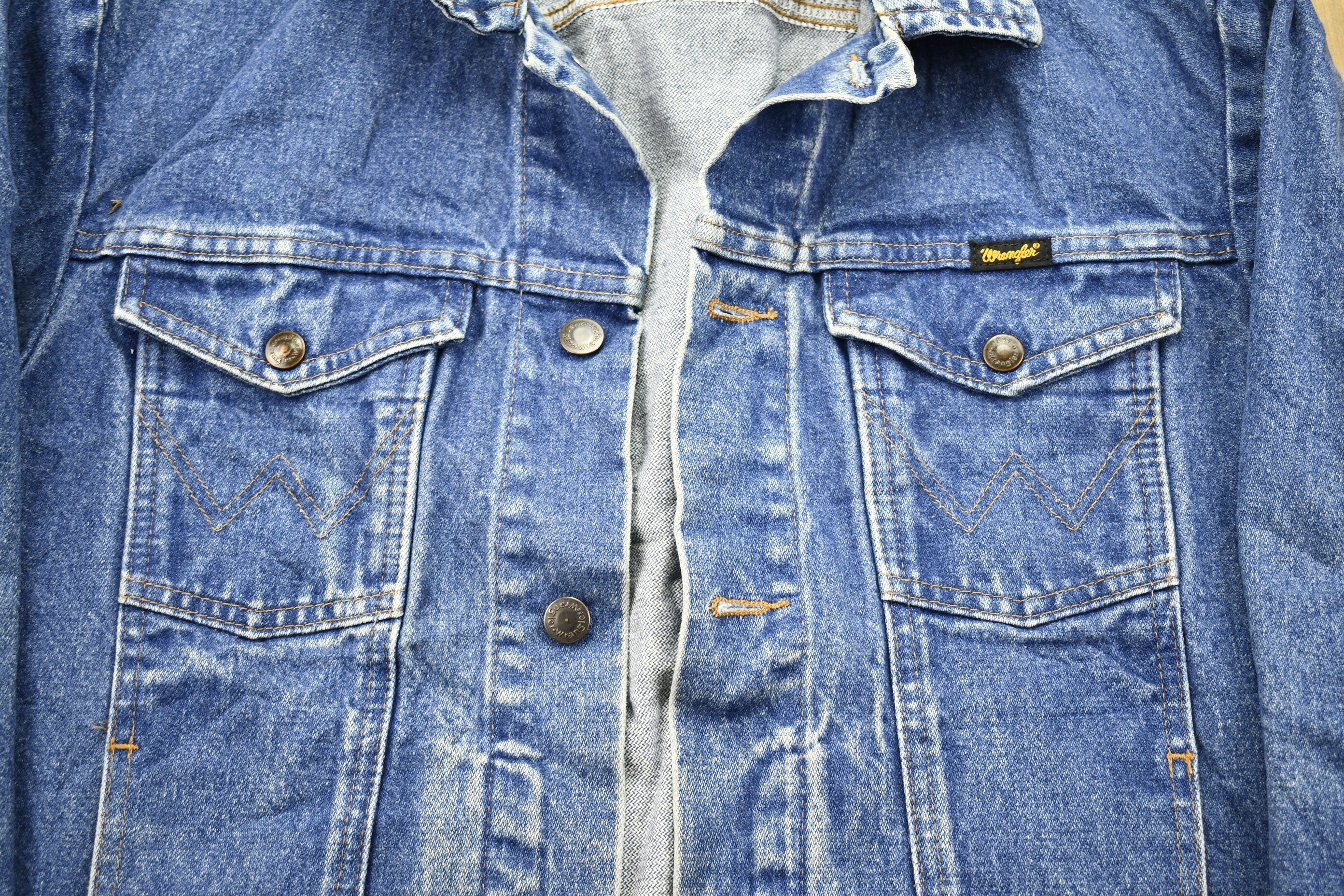 Vintage 1980s Wrangler Western Jean Jacket