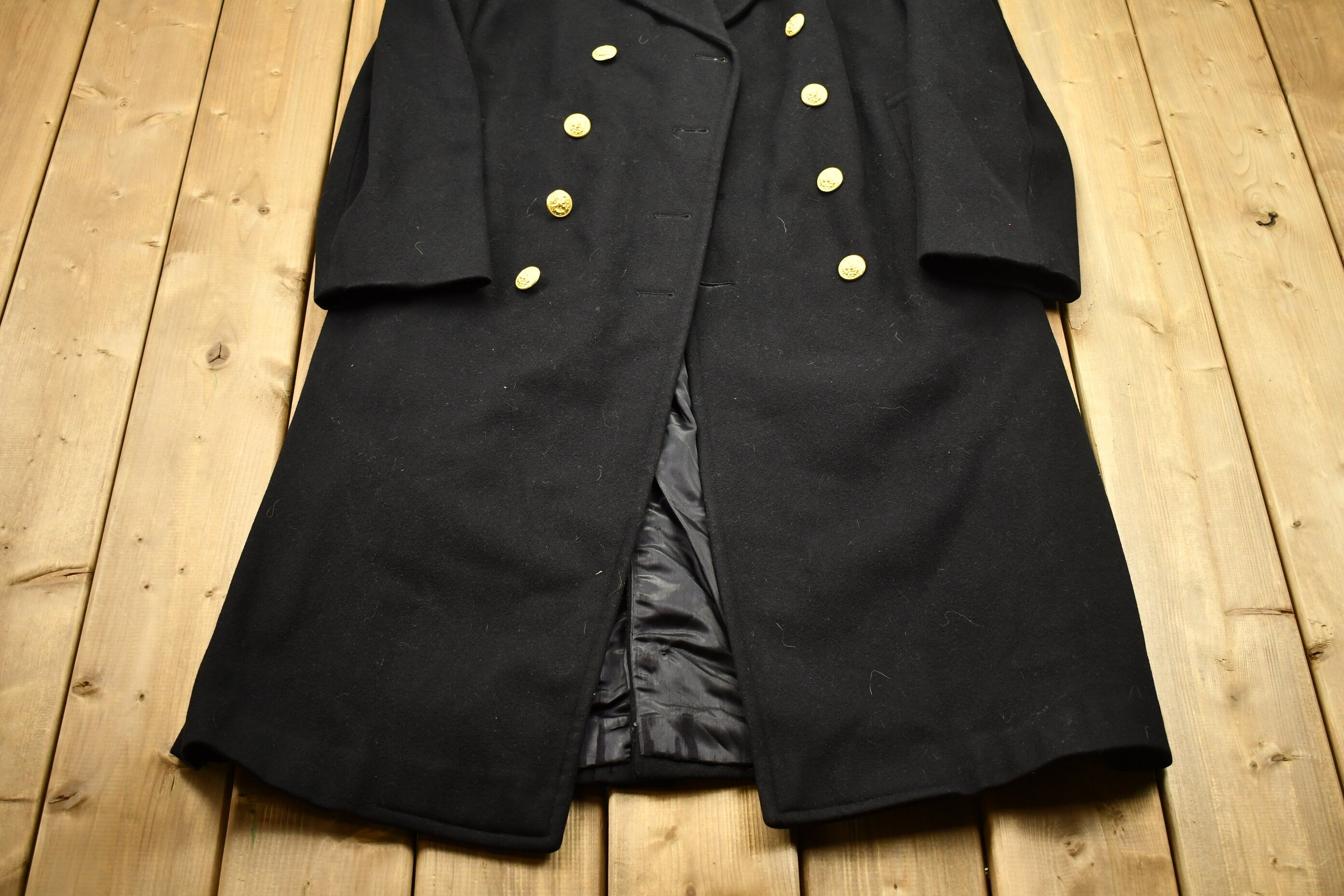 Vintage 1970s United States Naval Academy 100% Wool Jacket