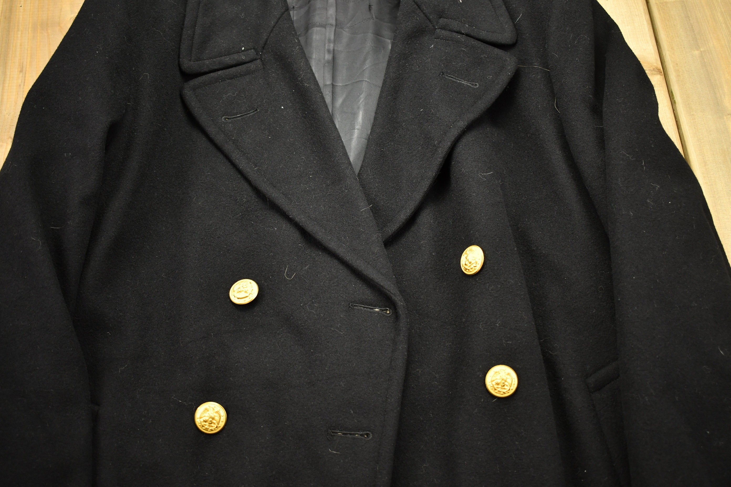 Vintage 1970s United States Naval Academy 100% Wool Jacket