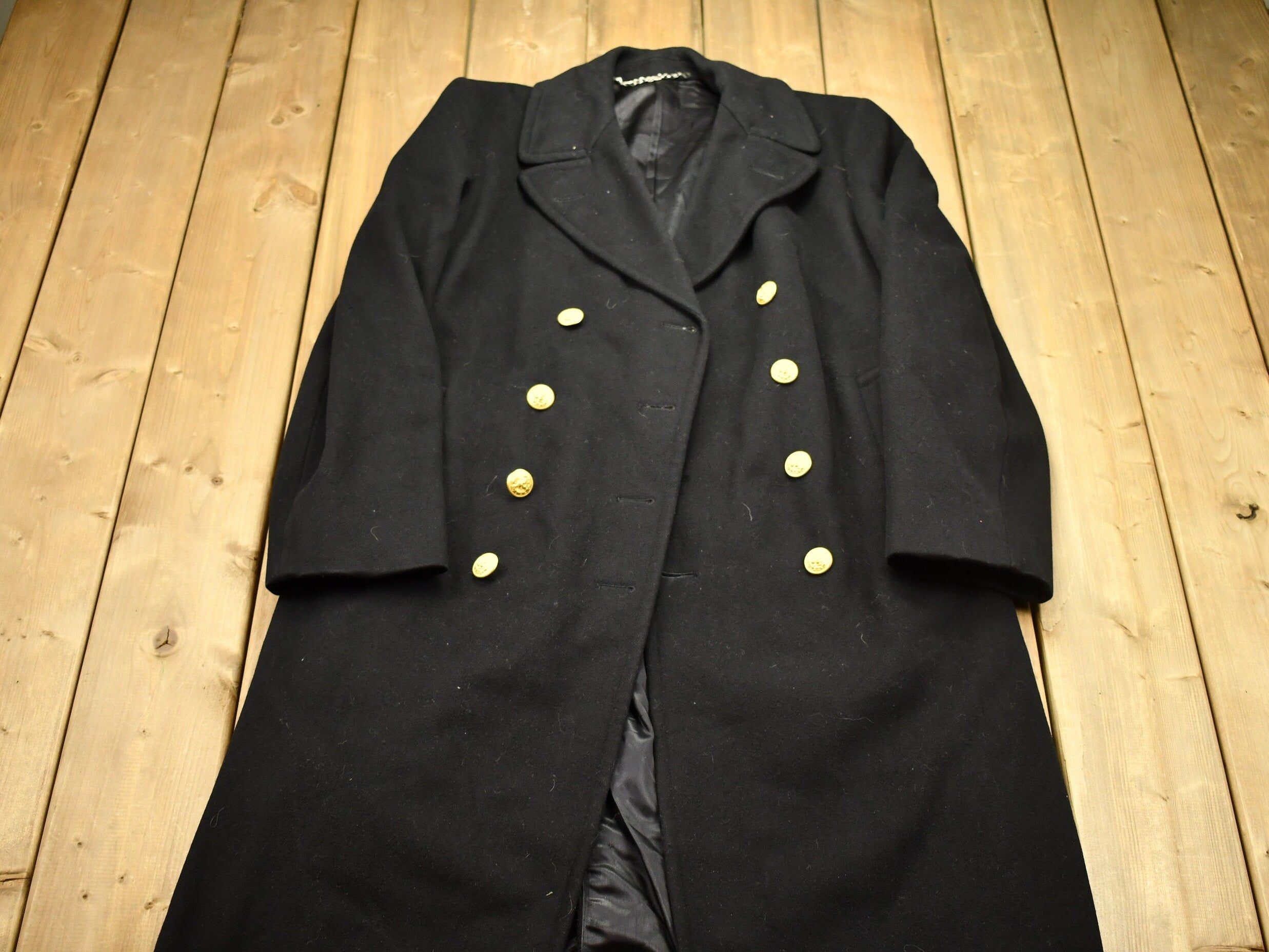 Vintage 1970s United States Naval Academy 100% Wool Jacket
