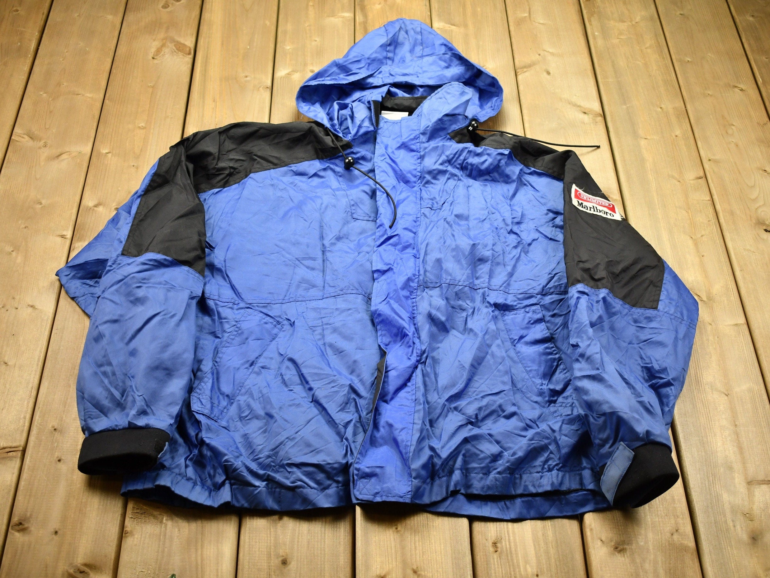 Vintage 1980s Marlboro Windbreaker Jacket