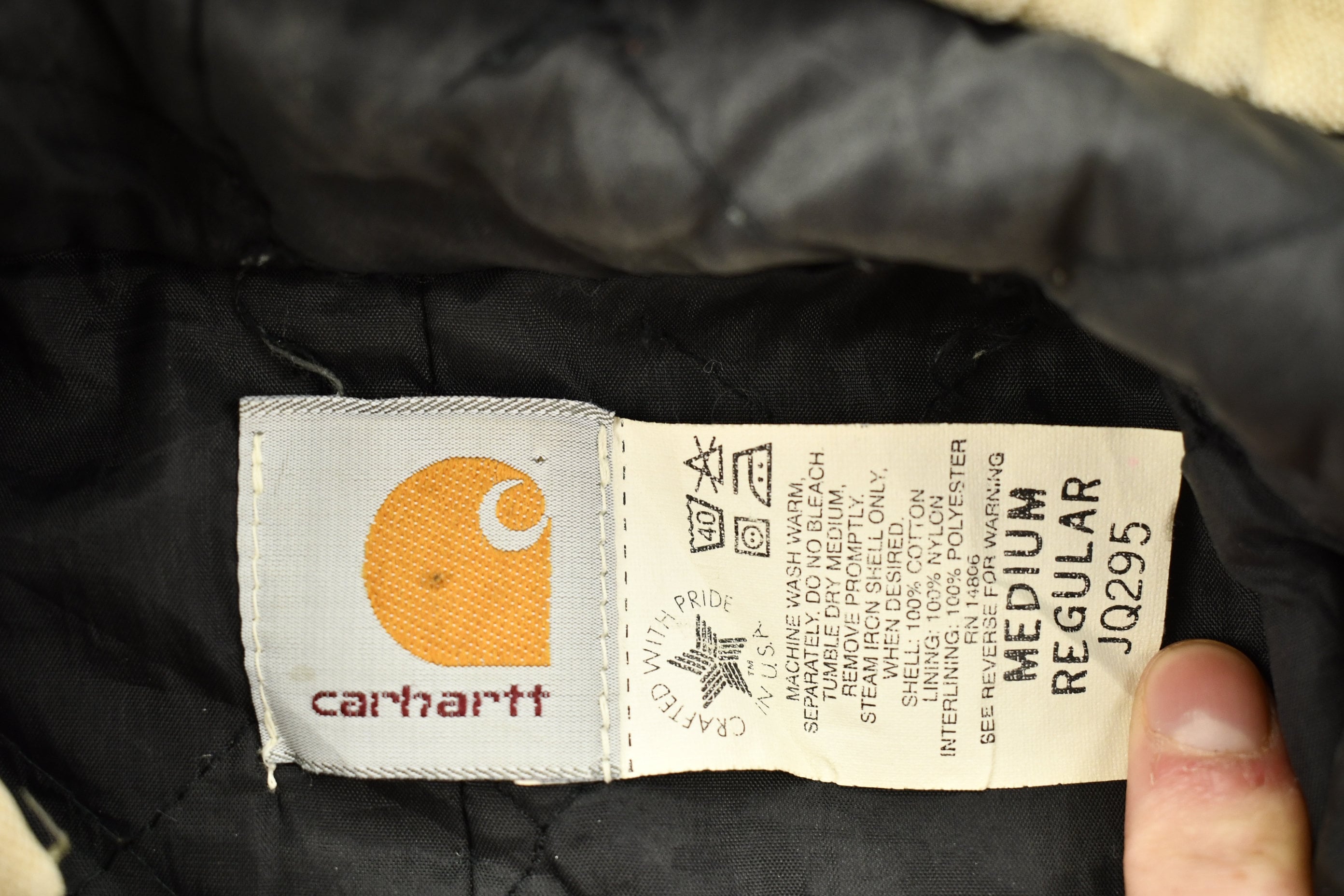 Vintage 1980s Carhartt Hooded Jacket
