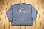 Vintage 1990s "I Believe In Angels" Cute Fleece Crewneck Sweater
