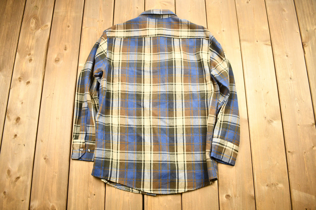 Vintage 1980s Northwest Territory Button Up Plaid Shirt