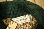 Vintage 1970s Left Blank Cardigan Sweater