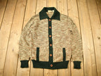 Vintage 1970s Left Blank Cardigan Sweater