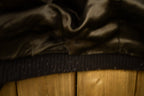 Vintage 1950s Brown Fur Zip Up Jacket