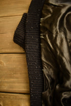 Vintage 1950s Brown Fur Zip Up Jacket