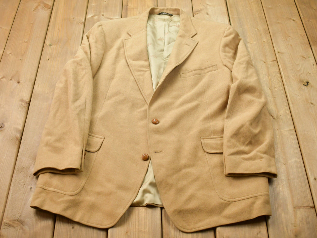 Vintage 1990s 100% Camel Hair Wool Jacket