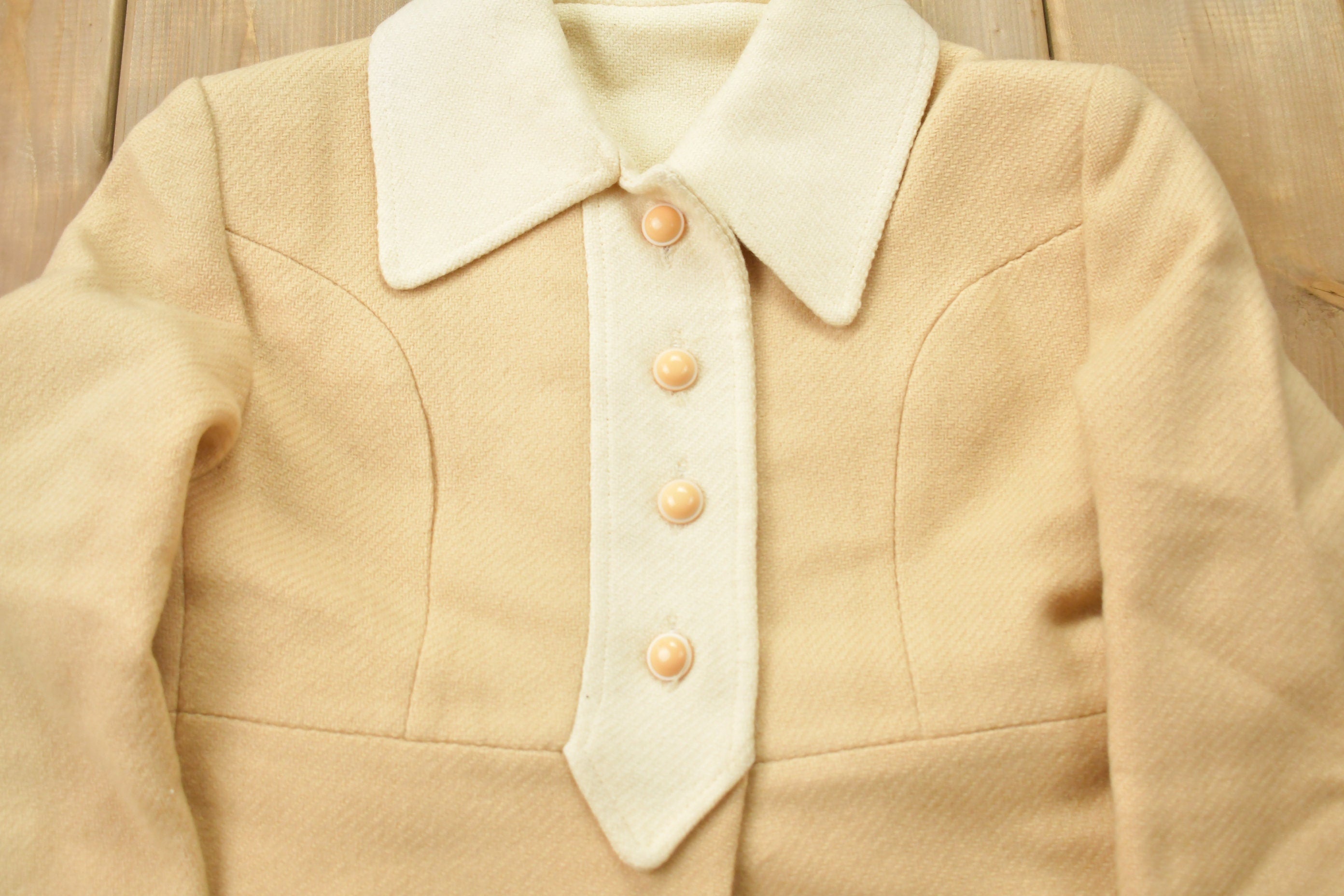 Vintage 1960s Mod 100% Wool Jacket